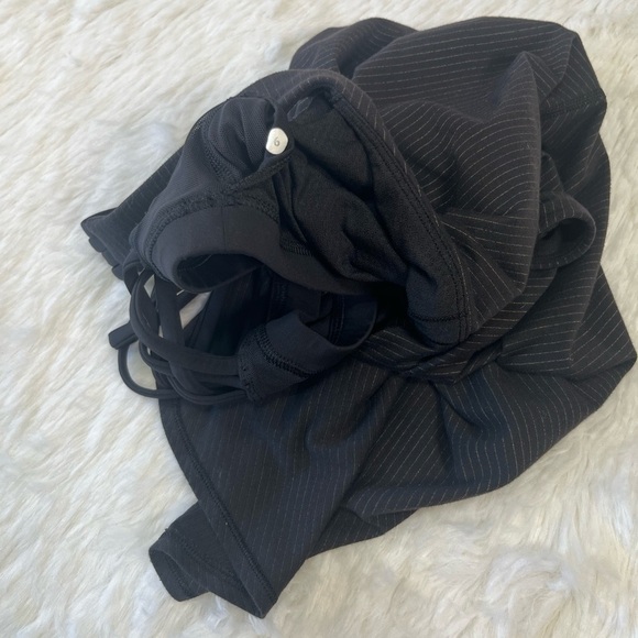 Lululemon | Wild Tank | Black & Gold Thin Stripe - Picture 8 of 10